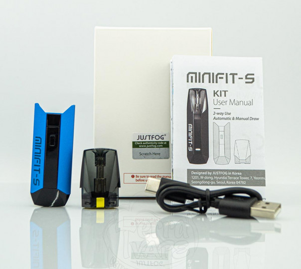 Justfog Minifit S Pod Kit 420mAh Багаторазова POD система
