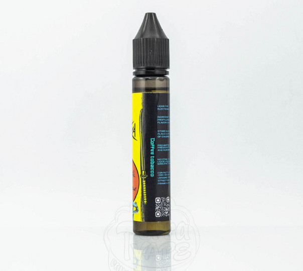 Рідина eight by Katana Salt Coffee Tobacco 30ml 50mg на сольовому нікотині зі смаком кави та тютюну Рідина eight by Katana Salt Coffee Tobacco 30ml 50mg на сольовому нікотині зі смаком кави та тютюну