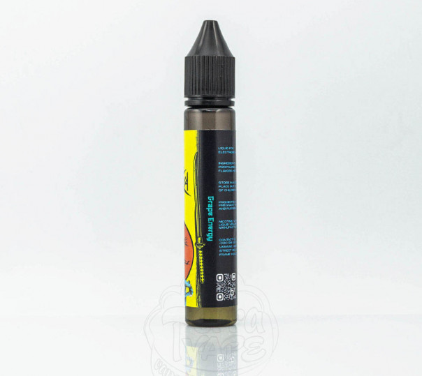 Рідина eight by Katana Salt Grape Energy 30ml 50mg на сольовому нікотині зі смаком виноградного енергетика Рідина eight by Katana Salt Grape Energy 30ml 50mg на сольовому нікотині зі смаком виноградного енергетика