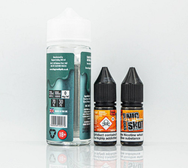 Рідина Kingston E-Liquids Organic Menthol 110ml 1.5mg на органічному нікотині зі смаком ментолу Рідина Kingston E-Liquids Organic Menthol 110ml 1.5mg на органічному нікотині зі смаком ментолу