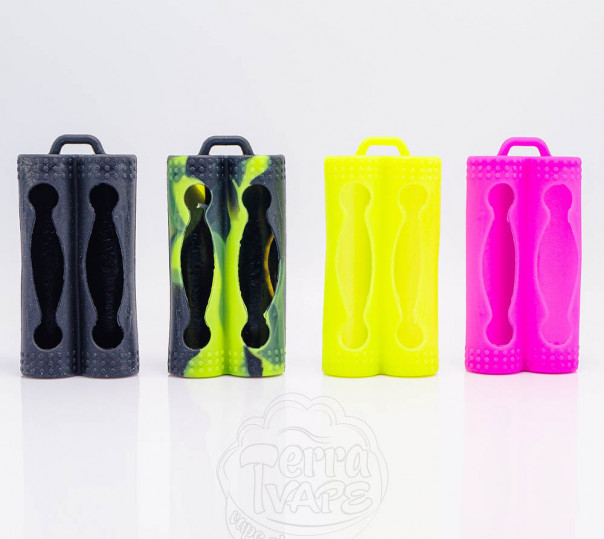 Чохол силіконовий для 2 акумуляторів 18650