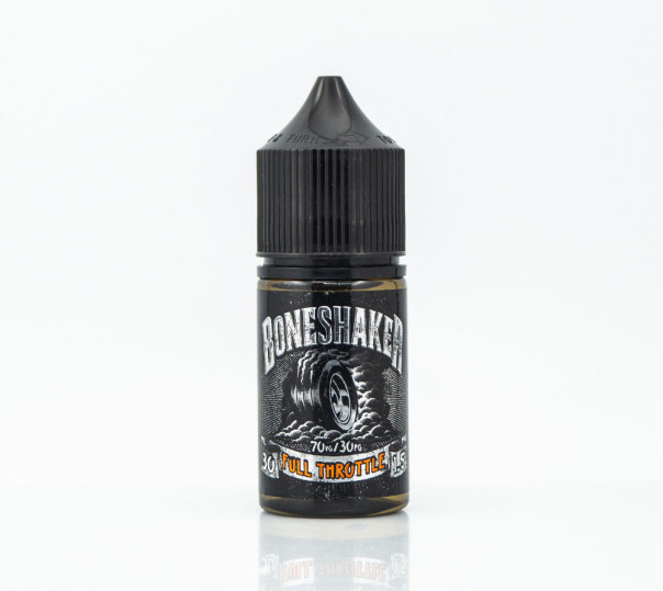 Жидкость Boneshaker Organic Full Throttle 30ml 6mg на органическом никотине со вкусом апельсина со сливками