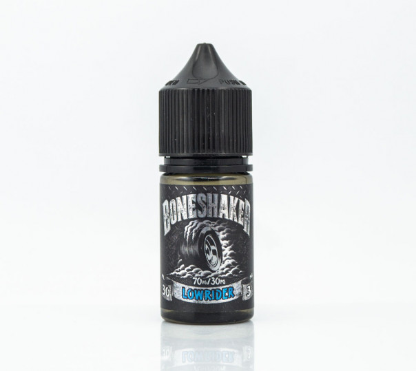 Рідина Boneshaker Organic Lowrider 30ml 3mg на органічному нікотині зі смаком апельсина, полуниці та лайма з холодком