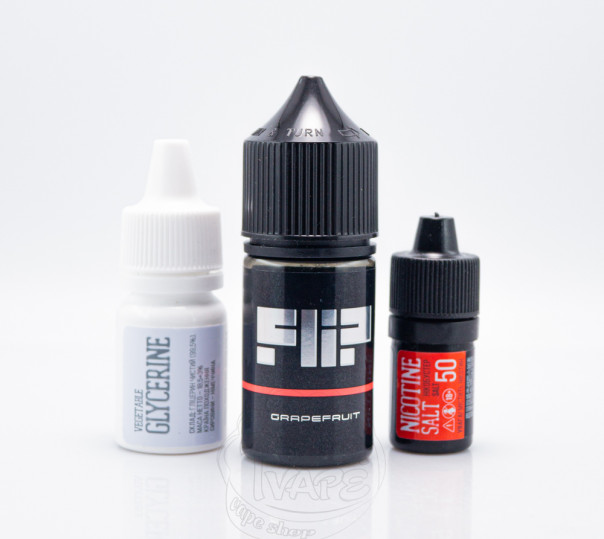 Жидкость Flip Salt Grapefruit 30ml 25mg со вкусом грейпфрута (набор компонентов)