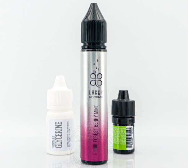 Рідина Lucky Chrome Salt Forest Berry Mint 30ml 50mg зі смаком лісових ягід та м'яти з холодком (набір компонентів)