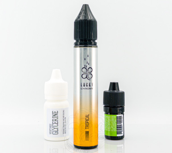 Рідина Lucky Chrome Salt Tropical 30ml 50mg зі смаком тропічних фруктів (набір компонентів)