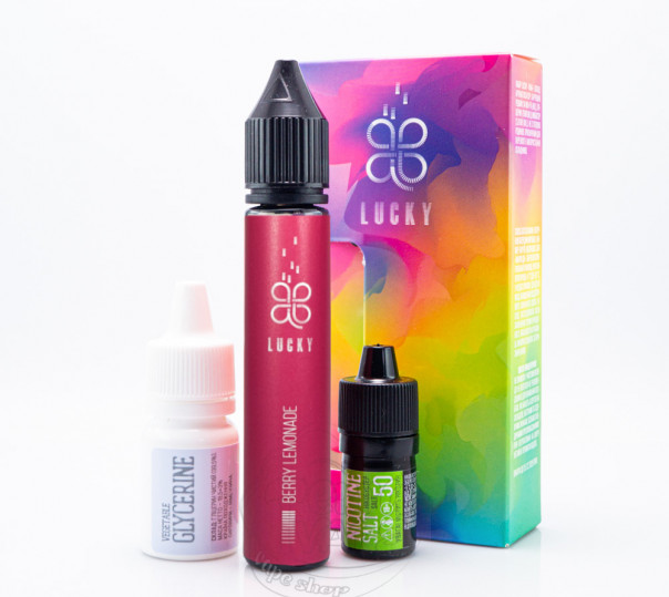 Рідина Lucky Salt Berry Lemonade 30ml 50mg зі смаком ягідного лимонаду з холодком (набір компонентів)