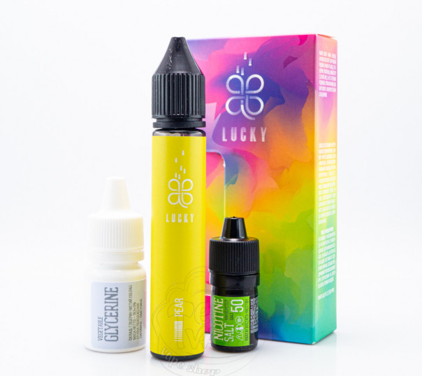 Рідина Lucky Salt Pear 30ml 65mg зі смаком груші з холодком (набір компонентів)