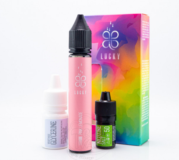 Рідина Lucky Salt Pink Lemonade 30ml 50mg зі смаком рожевого лимонаду з льодом (набір компонентів)