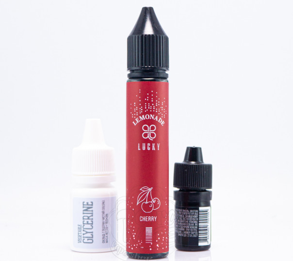Жидкость Lucky Salt Cherry Lemonade 30ml 50mg со вкусом вишневого лимонада со льдом (набор компонентов)