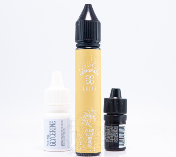 Рідина Lucky Salt Cream Soda Lemonade 30ml 50mg зі смаком крем-соди з прохолодою (набір компонентів)