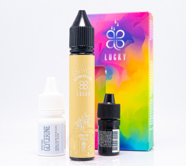 Рідина Lucky Salt Cream Soda Lemonade 30ml 50mg зі смаком крем-соди з прохолодою (набір компонентів)