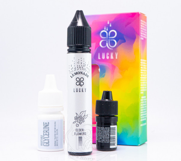 Рідина Lucky Salt Elder Flowers Lemonade 30ml 65mg зі смаком лимонаду із бузини з льодом (набір компонентів)