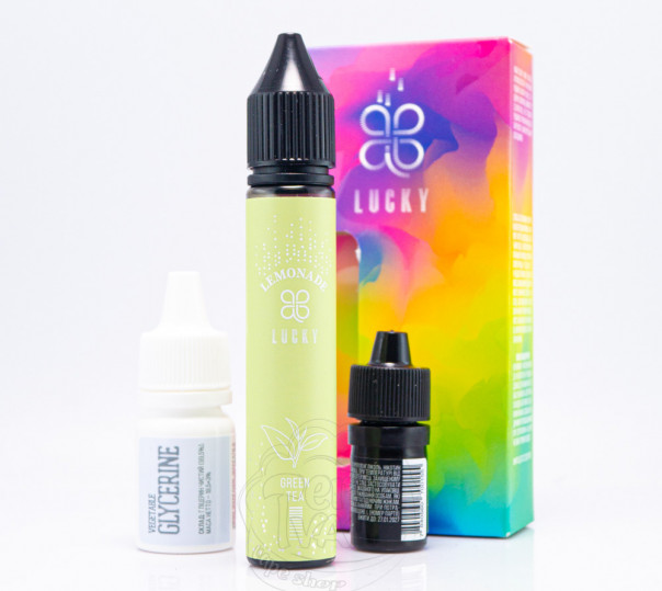 Рідина Lucky Salt Green Tea Lemonade 30ml 65mg зі смаком зеленого чаю з прохолодою (набір компонентів) Рідина Lucky Salt Green Tea Lemonade 30ml 65mg зі смаком зеленого чаю з прохолодою (набір компонентів)