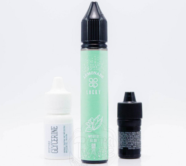 Рідина Lucky Salt Mojito Aloe 30ml 65mg зі смаком мохіто та алое з холодком (набір компонентів)