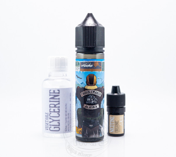 Рідина Troublemaker Organic Alaska 60ml 3mg зі смаком ожини та аґрусу (набір компонентів)
