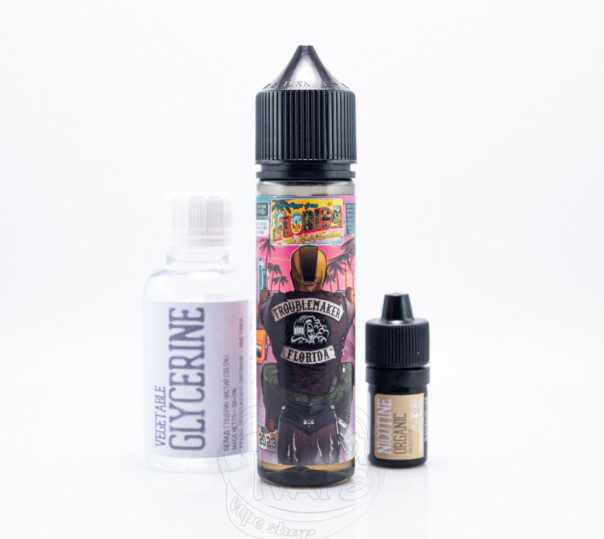 Рідина Troublemaker Organic Florida 60ml 3mg зі смаком лимонного чаю (набір компонентів)