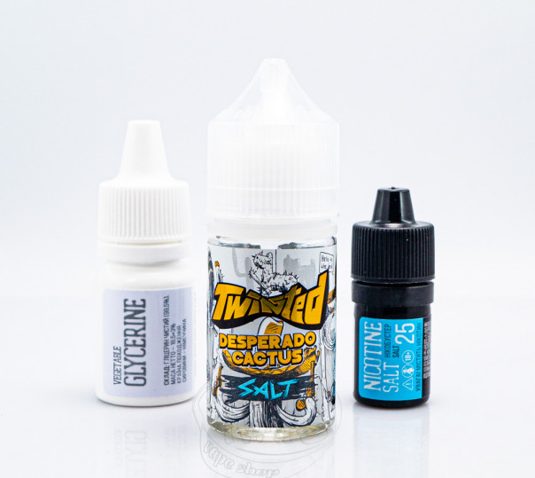 Рідина Twisted Salt Desperado Cactus 30ml 50mg зі смаком смородини та кактуса (набір компонентів)