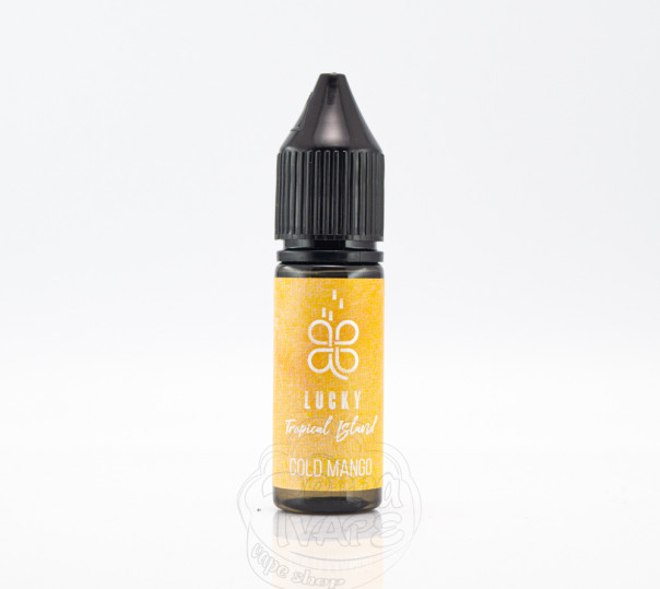 Рідина Lucky Salt Cold Mango 15ml 50mg на сольовому нікотині зі смаком манго з холодком
