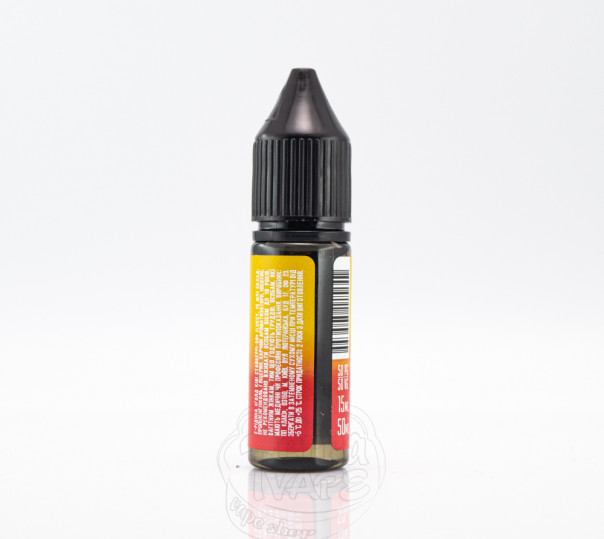 Рідина Lucky Salt Gold Kiwi Strawberry 15ml 50mg на сольовому нікотині зі смаком полуниці та ківі