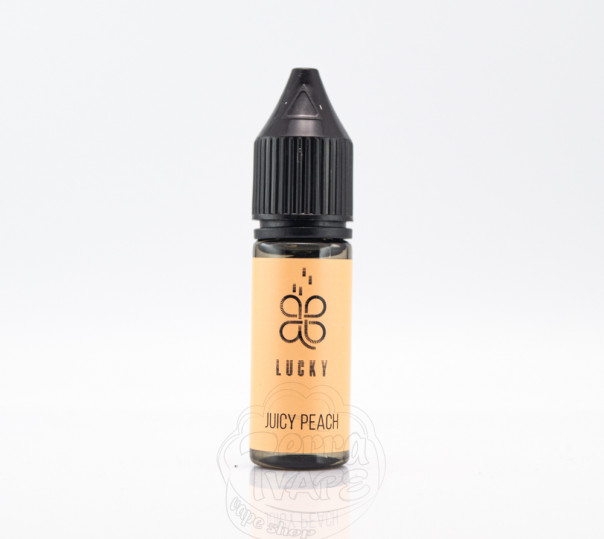 Рідина Lucky Salt Juice Peach 15ml 50mg на сольовому нікотині зі смаком персику