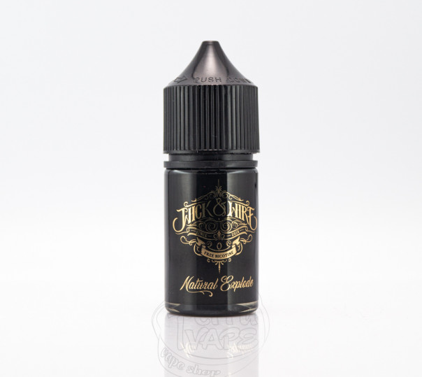 Рідина Wick&Wire Salt Natural Explode v2 30ml 0mg без нікотину зі смаком малини з холодком