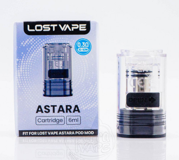 Картридж Lost Vape Astara Pod Cartridge 6ml для багаторазової POD системи Lost Vape Astara Картридж Lost Vape Astara Pod Cartridge 6ml для багаторазової POD системи Lost Vape Astara