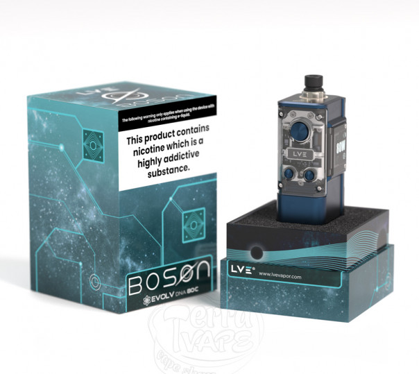 LVE Boson DNA80C Boro Device 80W 2200mAh Navy Blue АИО Система LVE Boson DNA80C Boro Device 80W 2200mAh Navy Blue АИО Система