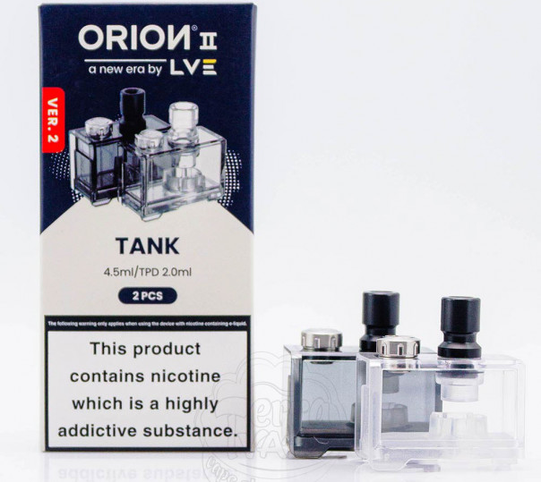 Пустой картридж LVE Orion 2 Pro Empty Pod Cartridge 4.5мл (для испарителя) для POD мода LVE Orion II Pro