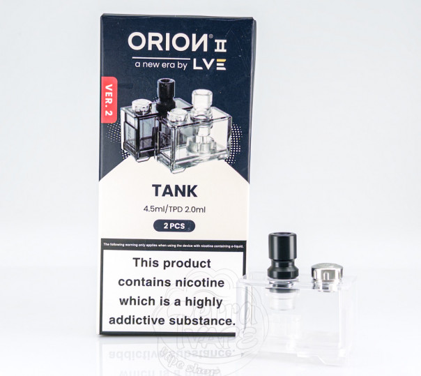 Пустой картридж LVE Orion 2 Pro Empty Pod Cartridge 4.5мл (для испарителя) для POD мода LVE Orion II Pro