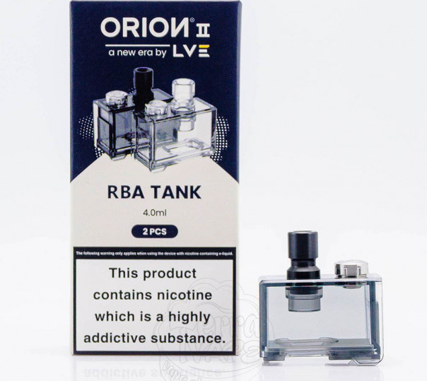Пустой картридж LVE Orion 2 Pro Empty Pod Tank 4ml (для RBA-базы)для POD мода LVE Orion II Pro Пустой картридж LVE Orion 2 Pro Empty Pod Tank 4ml (для RBA-базы)для POD мода LVE Orion II Pro
