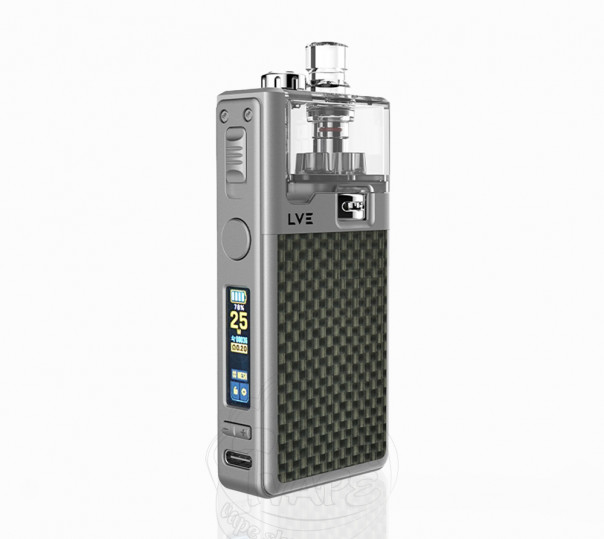 LVE Orion 2 Pro Pod Mod Kit 50W 1900mAh Silver Textured Carbon Многоразовая POD система