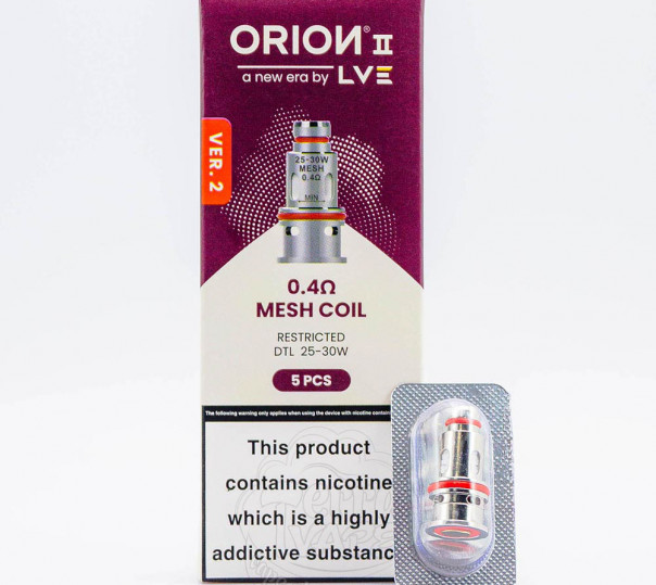 Испаритель LVE Orion 2 Pro Replacement Coil для POD мода LVE Orion II Pro Испаритель LVE Orion 2 Pro Replacement Coil для POD мода LVE Orion II Pro