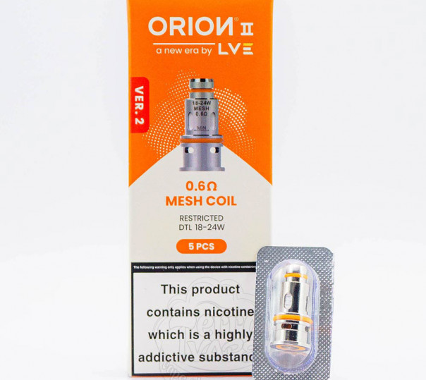 Испаритель LVE Orion 2 Pro Replacement Coil для POD мода LVE Orion II Pro Испаритель LVE Orion 2 Pro Replacement Coil для POD мода LVE Orion II Pro