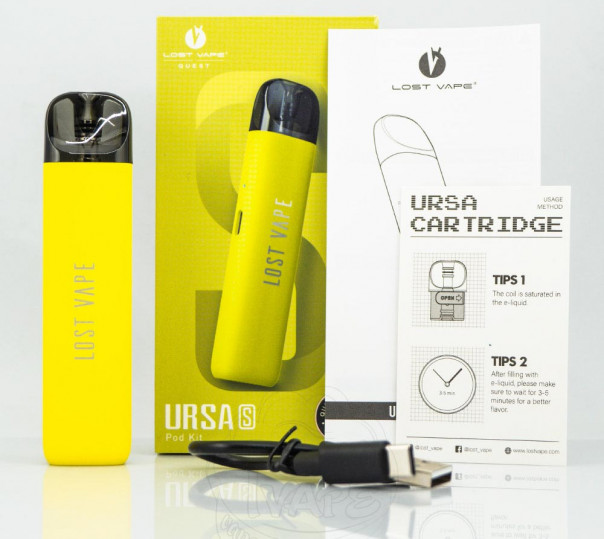 Lost Vape Ursa Nano S Pod System Kit 800mAh Berry Blue Багаторазова POD система Lost Vape Ursa Nano S Pod System Kit 800mAh Berry Blue Багаторазова POD система