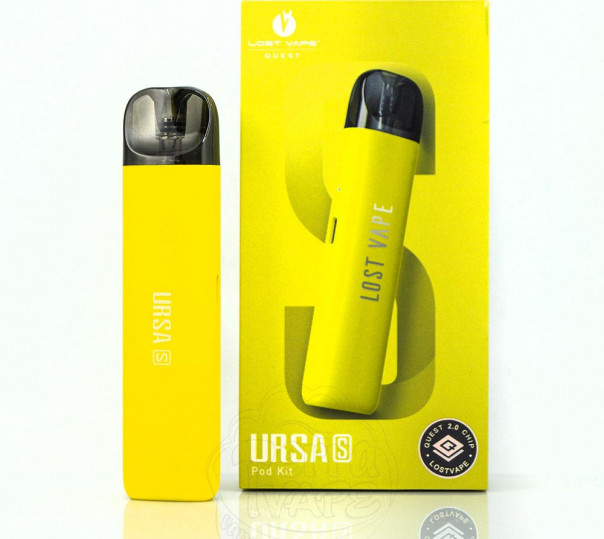 Lost Vape Ursa Nano S Pod System Kit 800mAh Lemon Yellow Многоразовая POD система