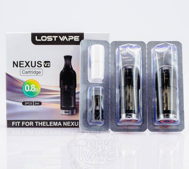 Картридж Lost Vape Thelema Nexus Pod Cartridge 0.8 Ом V2 2ml для POD системы Thelema Nexus / Mini