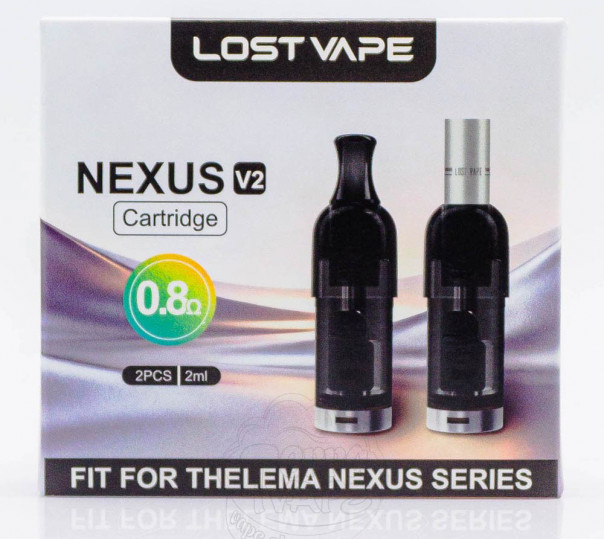Картридж Lost Vape Thelema Nexus Pod Cartridge 0.8 Ом V2 2ml для POD системы Thelema Nexus / Mini