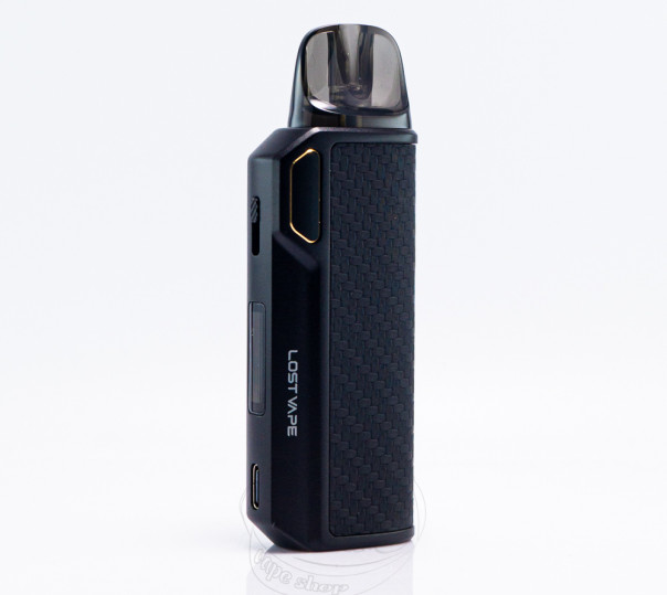 Lost Vape Thelema Elite DM45 Pod System Kit 1500mAh Black Carbon Многоразовая POD система