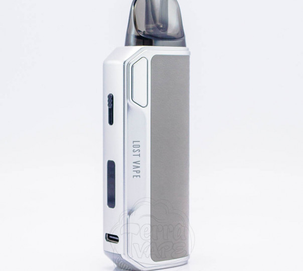 Lost Vape Thelema Elite S Pod Kit 1400mAh Twill Silver Багаторазова POD система