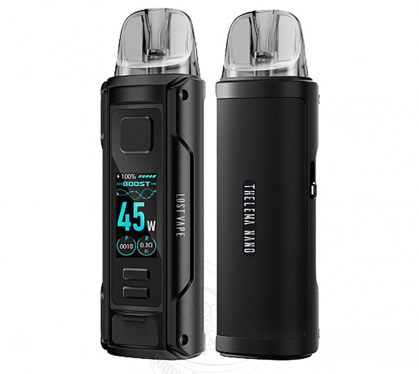 Lost Vape Thelema Nano Pod Kit 1500mAh Midnight Black Многоразовая POD система Lost Vape Thelema Nano Pod Kit 1500mAh Midnight Black Многоразовая POD система