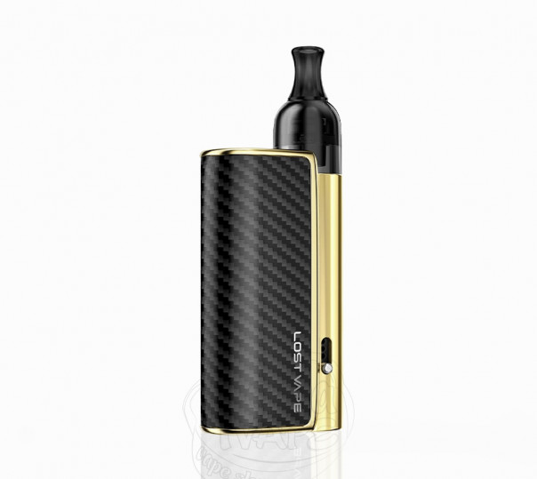 Lost Vape Thelema Nexus Mini Pod Kit 1200mAh Carbon Gold Багаторазова POD система