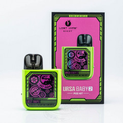 Lost Vape Ursa Baby 2 Pod Kit Pop Green Time Gear