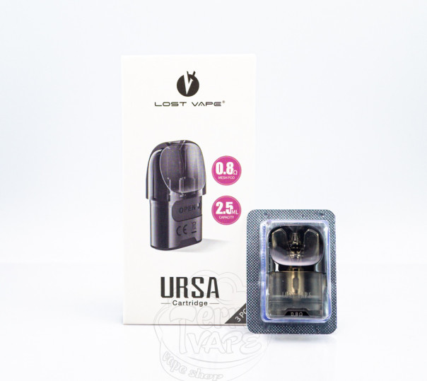 Картридж Lost Vape Ursa Pod Cartridge 2.5ml для POD систем Ursa Nano/2/3/Pro/Pro 2, Baby/2/3/Pro, S, S2, Art, Pocket, Epoch, Cap та ін. Картридж Lost Vape Ursa Pod Cartridge 2.5ml для POD систем Ursa Nano/2/3/Pro/Pro 2, Baby/2/3/Pro, S, S2, Art, Pocket, Epoch, Cap та ін.