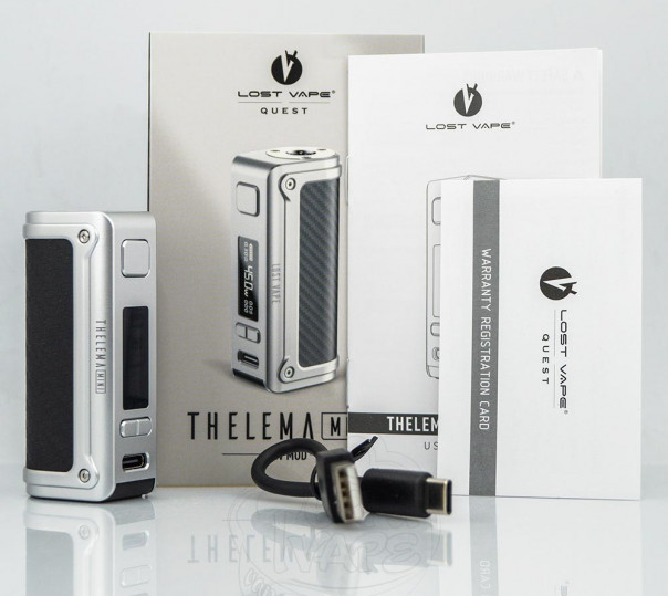 Бокс-мод Lost Vape Thelema Mini 45W Box Mod 1500mAh Space Silver