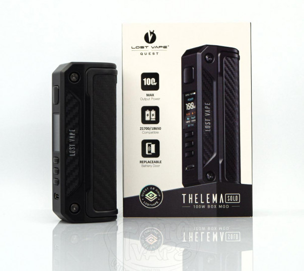 Lost Vape Thelema Solo 100W Бокс мод Lost Vape Thelema Solo 100W Бокс мод
