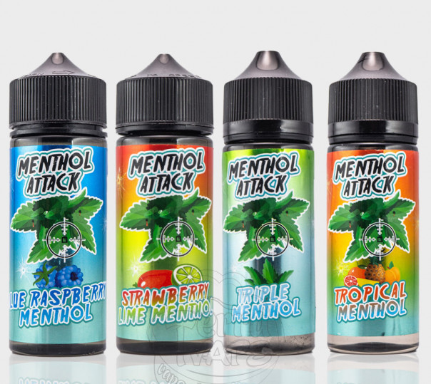 Menthol Attack Organic 100/120ml Shortfill на органічному нікотині