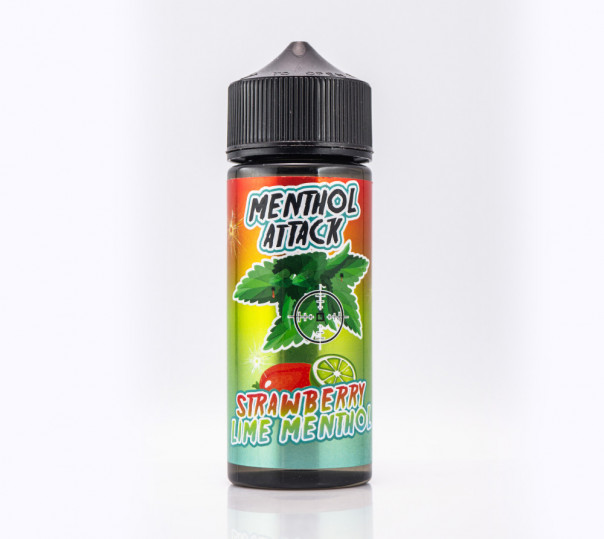 Menthol Attack Organic Strawberry Lime Menthol 100ml 0mg без нікотину