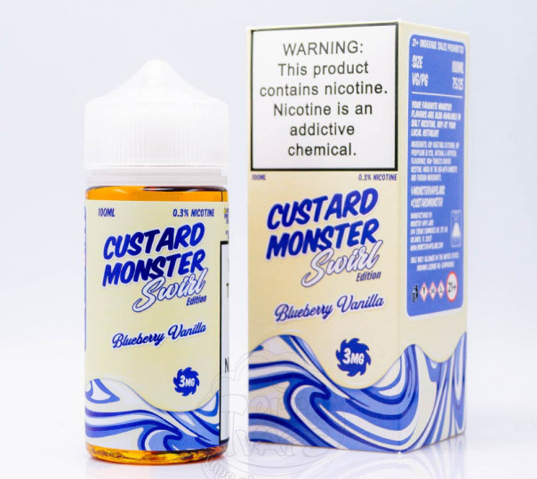 Рідина Custard Monster Organic Blueberry Vanilla 100ml 3mg
