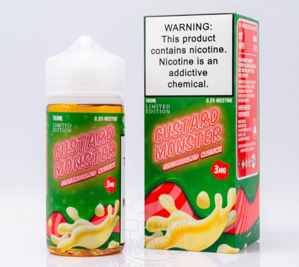 Жидкость Custard Monster Organic Gingerbread Crunch 100ml 3mg